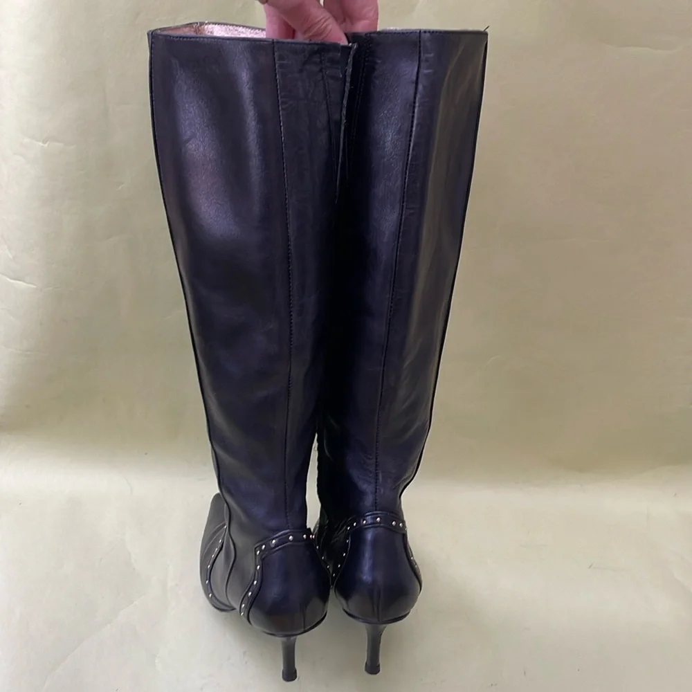Vintage black Michael Kors all leather boots